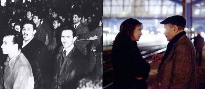 
A gauche : "Octobre a Paris", un film de Jacques Panijel. A droite : "Ici on noie les Algeriens", un film de Yasmina Adi.