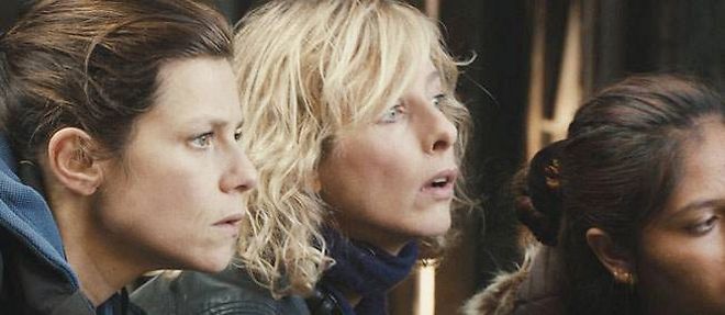 Marina Fois et Karin Viard dans "Polisse", un film de Maiwenn Le Besco.