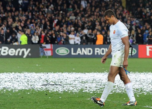 Mondial de rugby: le XV de France finit sur une d&eacute;ception en apoth&eacute;ose