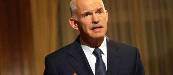 Le Premier ministre grec Georges Papandreou.