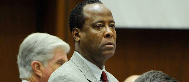 Le docteur Conrad Murray le 3 novembre, lors de son proces pour homicide involontaire sur Michael Jackson, a Los Angeles.