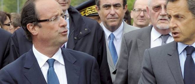 Francois Hollande ne veut pas laisser s'installer l'idee que Nicolas Sarkozy est le seul apte a gerer les crises.