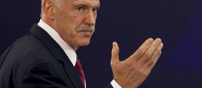 Georges Papandreou a exprime ses voeux de reussite a son futur successeur.