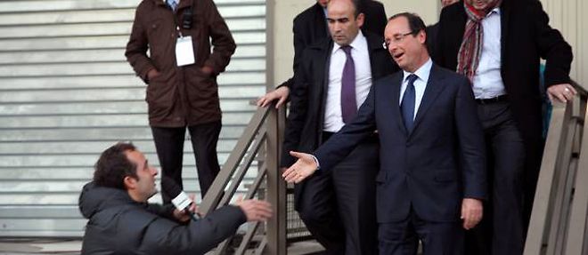 A la sortie de son investiture fin octobre, le nouveau candidat Francois Hollande s'etait impose une diete mediatique.