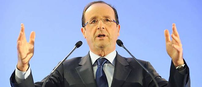 Le candidat PS a la presidentielle Francois Hollande prononcera "un discours a la nation", le 22 janvier au Bourget.