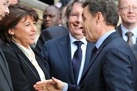 Sarkozy en campagne sur les terres d'Aubry