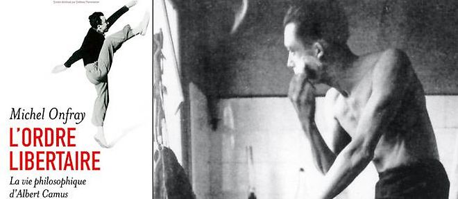 "L'ordre libertaire. La vie philosophique d'Albert Camus", de Michel Onfray (editions Flammarion). En 1936, Albert Camus, 23 ans, dans son appartement de la rue Michelet, a Alger. A cette epoque, avec la troupe du theatre du travail, il est metteur en scene, adaptateur, acteur et vient d'ecrire "Revolte dans les Asturies".