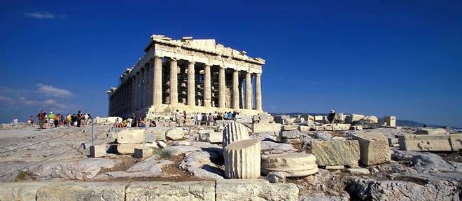 La Grece a decide d'autoriser l'exploitation publicitaire de ses prestigieux vestiges et sites archeologiques, a commencer par l'Acropole.