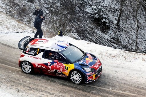 Rallye Monte Carlo Loeb Devant Latvala Dehors