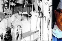 En 1963, le professeur en chirurgie James D. Hardy du centre médical de l'université du Missouri greffe un cœur de chimpanzé sur un homme.