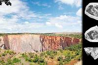 La mine sud-africaine Big Hole où a été découvert le plus gros diamant du monde. ©DR