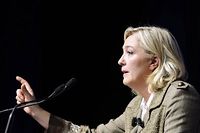 Marine Le Pen d&eacute;nonce l'existence d'un &quot;projet mondialiste&quot;