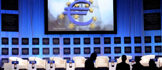 L'Europe &agrave; Davos veut voir le bout du tunnel