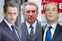 Bayrou, Hollande, Sarkozy : le match des projets