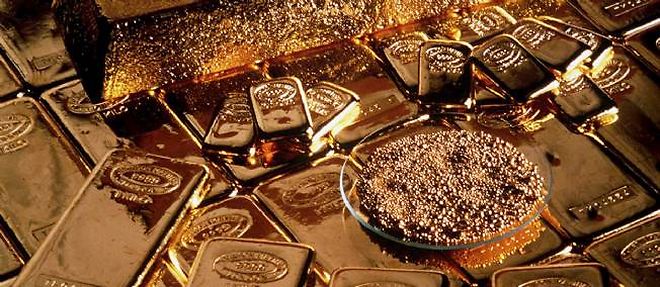 L'or vaut aujourd'hui 1 310 euros l'once.