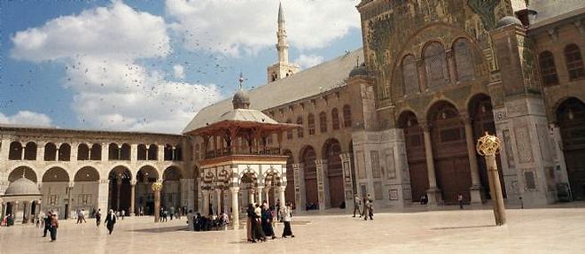 La Grande Mosquee des Omeyyades, a Damas.