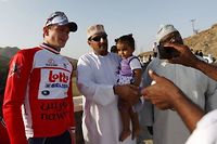 Cyclisme: victoire d'Andre Greipel lors de la 1re &eacute;tape du Tour d'Oman