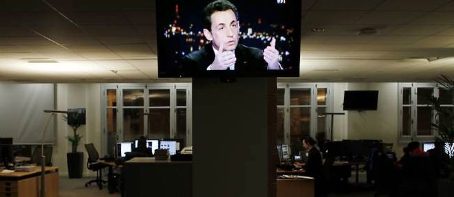 Nicolas Sarkozy lors de son intervention sur TF1, mercredi soir.