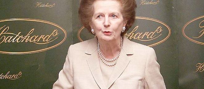 Margaret Thatcher en 2002.