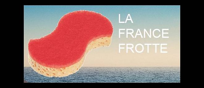 L'une des parodies de l'affiche "La France forte", diffusee par "La parodie forte".
