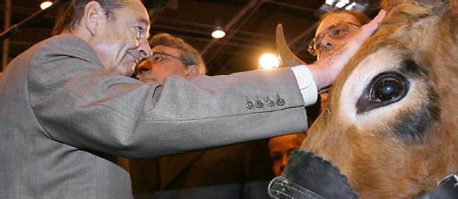 En 2007, Jacques Chirac inaugure son dernier salon de l'agriculture en tant que président. ©Patrick Kovarik