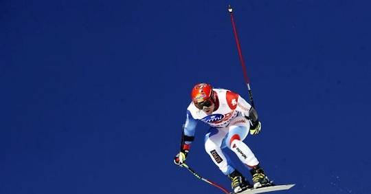 Ski: Didier Cuche Remporte Le Premier Super-G De Crans-Montana