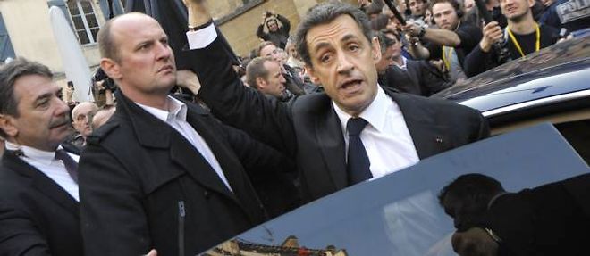 Nicolas Sarkozy a Bayonne, jeudi.