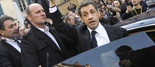 Nicolas Sarkozy à Bayonne, jeudi. ©-