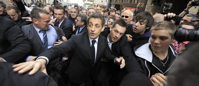 Nicolas Sarkozy a Bayonne, le 1er mars 2012