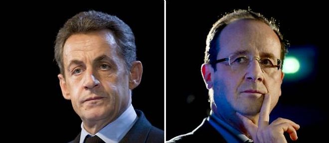 Nicolas Sarkozy devisse et laisse son adversaire principal loin devant des le premier tour.
