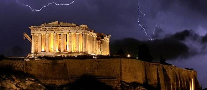 Le Parthenon, a Athenes.