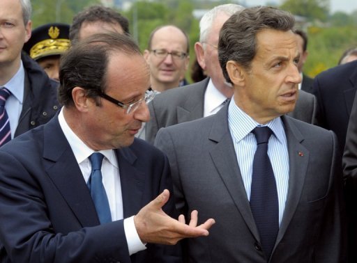 Nicolas Sarkozy a interpelle jeudi son rival socialiste Francois Hollande sur son salaire de president du Conseil general de Correze en se demandant pourquoi il ne l'avait pas reduit alors qu'il propose, en cas de victoire, de reduire de 30% celui du president de la Republique.