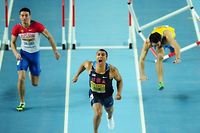 Mondiaux d'athl&eacute;tisme en salle: victoire et record du monde pour Eaton &agrave; l'heptathlon