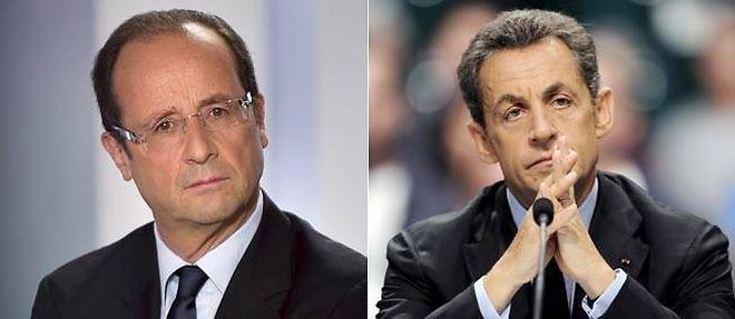 Francois Hollande et Nicolas Sarkozy.
