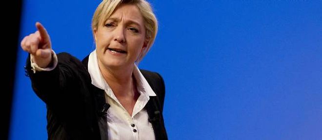Marine Le Pen entend tirer a boulets rouges sur Nicolas Sarkozy, president sortant et de ce fait adversaire "numero un". 