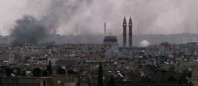 Damas, la capitale, a ete la cible d'un double attentat meurtrier, samedi.