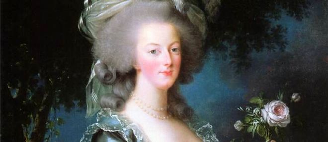 Representation de Marie-Antoinette en 1783.