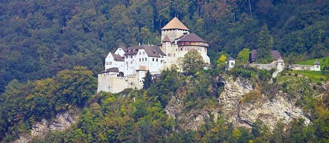 Le chateau de Vaduz, capitale du Liechtenstein.
