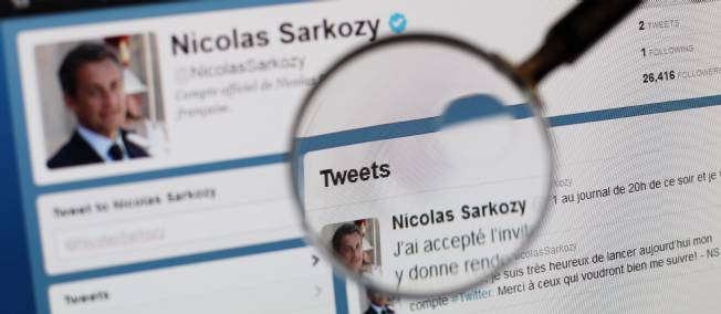 EXCLUSIF. Sarkozy tiendra un &quot;Twitter meeting&quot; d'ici &agrave; la mi-avril