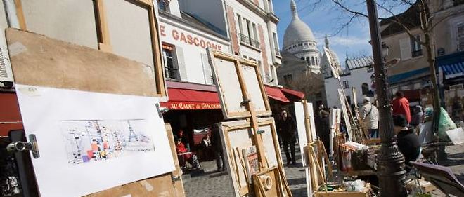 Peindre A Montmartre Ca Se Merite Le Point