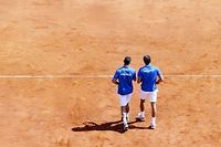 Coupe Davis: la France embourb&eacute;e au pied du Rocher