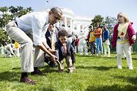 P&acirc;ques: les Obama lancent la chasse aux oeufs &agrave; la Maison Blanche