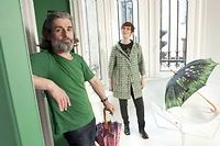 Pascale Nivelle et Fabrice Bernetière des éditions La Marelle ©Jean Claude MOSCHETTI/REA