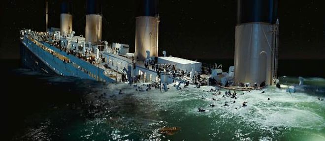 La version 3D de "Titanic" de James Cameron.
