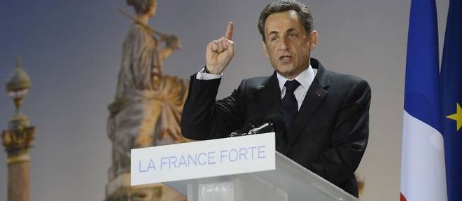 A la Concorde, Sarkozy en appelle a la "resistance" des Francais