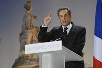 &Agrave; la Concorde, Sarkozy en appelle &agrave; la &quot;r&eacute;sistance&quot; des Fran&ccedil;ais