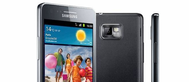 Le Galaxy SII de Samsung est particulierement fin.
