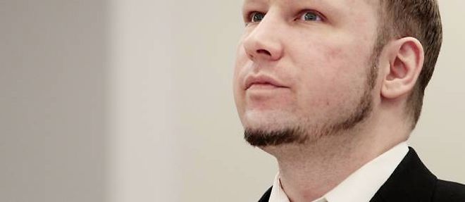 Anders Behring Breivik a Oslo, mardi.