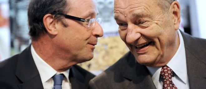 L'ancien president Jacques Chirac evoque dans le deuxieme tome de ses memoires Francois Hollande en des termes elogieux. 