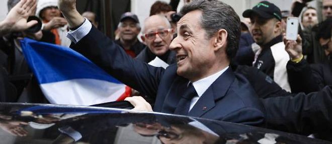 Nicolas Sarkozy lundi matin.